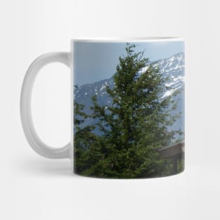 Snowy Mountain Nature Photography Pacific Northwest Mug